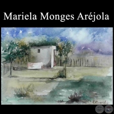 El baño - Acuarela de Mariela Monges - Año 2016/2020